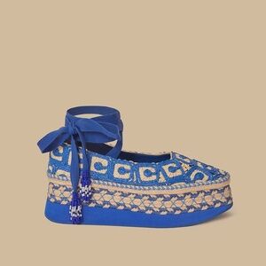 Klein Ballerina Espadrille Flatform Sandal